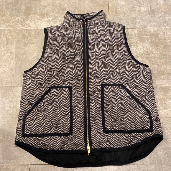 J Crew herringbone vest